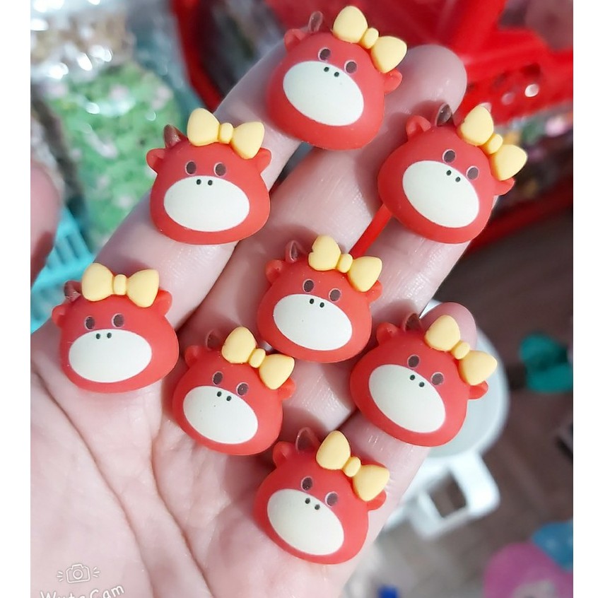 Charm hình đầu thú siêu đáng yêu