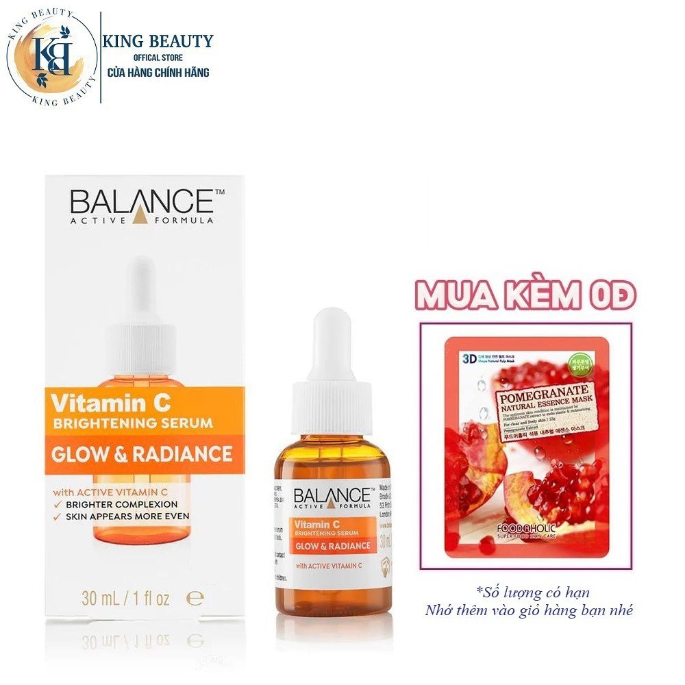 Serum Dưỡng Sáng Da, Mờ Thâm Balance Active Formula Vitamin C Brightening Serum 30ml