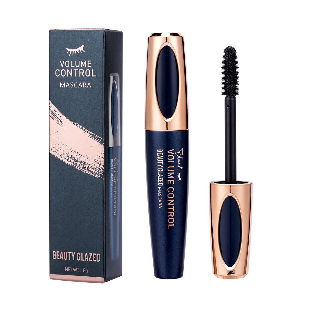 Mascara Màu Đen Kháng Nước Chuốt Mi Cong Vút Và Dày Hơn Beauty GLAZED