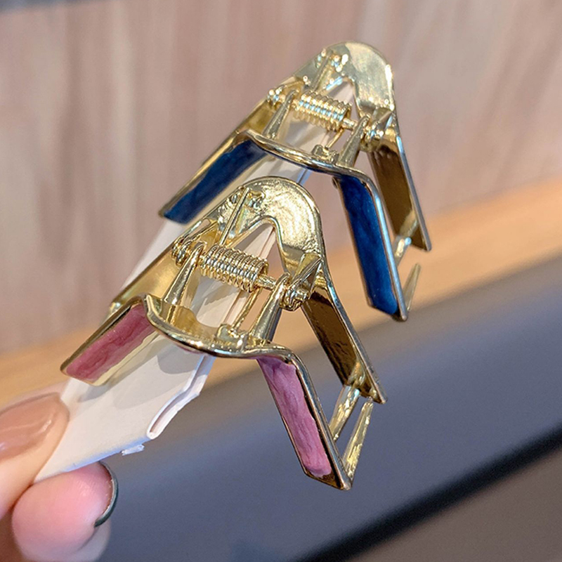 Kẹp Tóc Kim Loại Hình Chữ V Nhiều Màu Sắc Cho Nữ