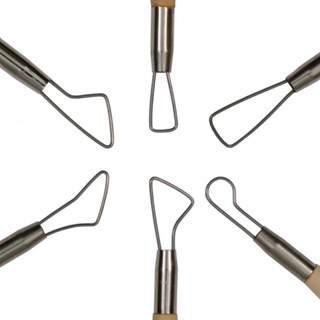 Bộ Dụng Cụ 6 Món Làm Đất Sét Mont Marte - Single End Tools 6pc