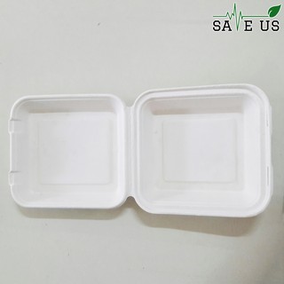 Hộp cơm bã mía GRACZ 1000ml - hộp vuông
