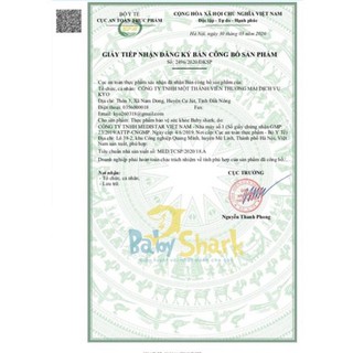 Combo 2 Siro Cá Mập Gold X2 Mẫu Mới Baby Shark  - Giúp Trẻ Ăn Ngon (Mẫu Mới, Có Tem GMP)