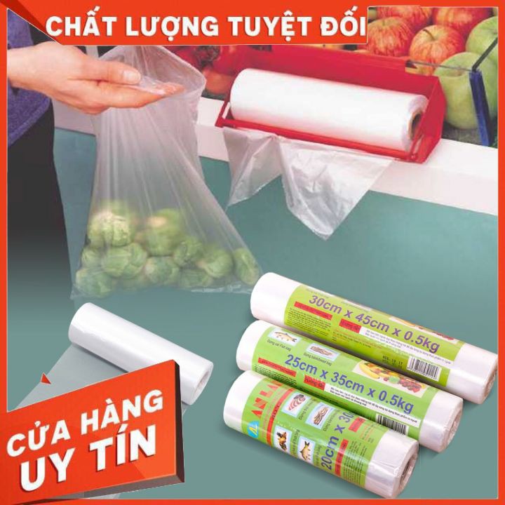 [Đủ Kích Thước] Túi Đựng Thực Phẩm Sinh Học Tự Phân Hủy An Lành 17x25cm, 20x 30cm, 25x 35cm, 30x 45cm Tiện Lợi Sạch Sẽ