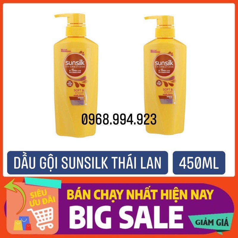 Dầu gội đầu thái lan - Dầu gội Sunsilk vàng Thái Lan 400-425ml ( màu vàng)