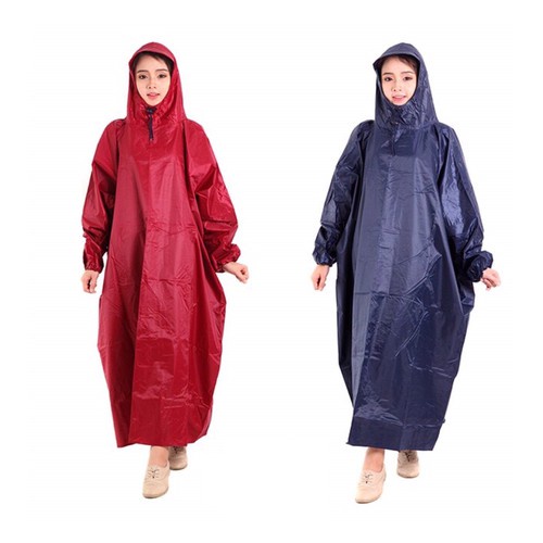 Áo mưa cao cấp vải dù ép PVC chống nước, chống rách có kính che mặt phủ kín người No.101324