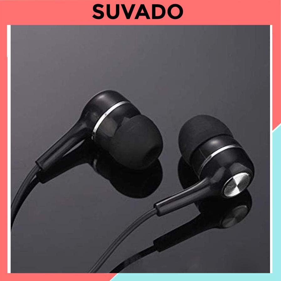 Tai nghe Có dây nhét tai chống ồn nghe nhạc jack cắm 3.5mm cho điện thoại giá rẻ X1006 SUVADO