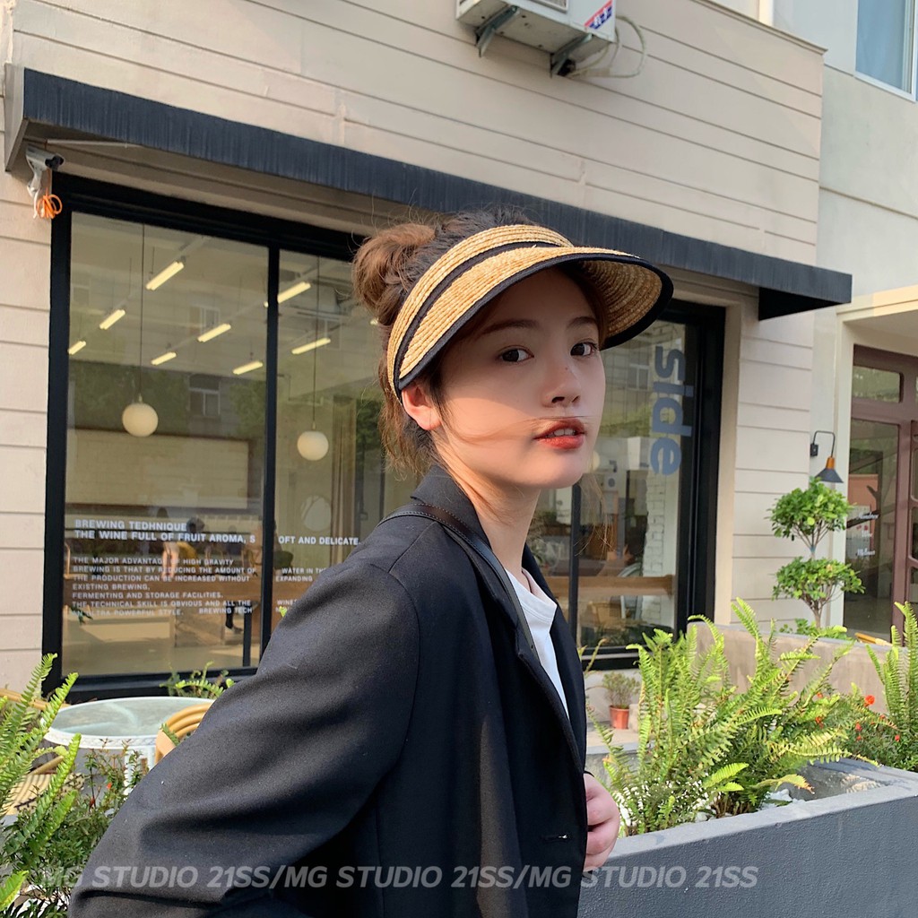 MG STUDIO/summer wheat straw hat