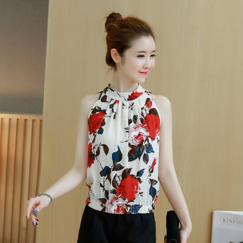 Áo Chiffon Sát Nách Thời Trang Hàn Quốc Dễ Phối Đồ Cho Nữ