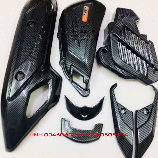 Ốp Carbon Xe SH 2012 - 2016 Bộ 6 Món