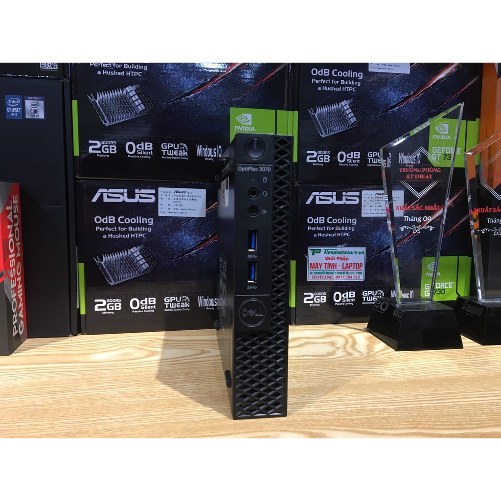 MÁY TÍNH DELL 3080 MICRO I3 10Th RAM 8G SSD 128G HDD 500G