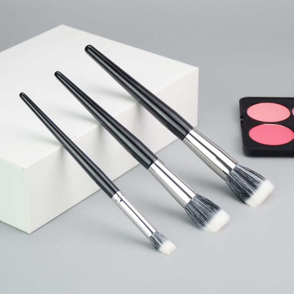 QQMALL Cọ Trang Điểm Phấn Nền / Má Hồng / Phấn Mắt Chuyên Nghiệp Màu Đen Dành