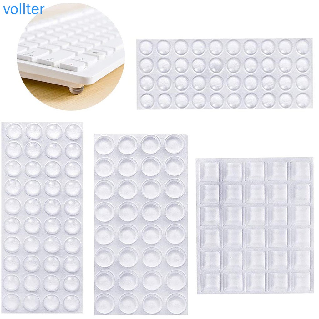 Bộ 160 Miếng Đệm Cao Su Dán Cửa Tủ Chống Va Chạm Ti