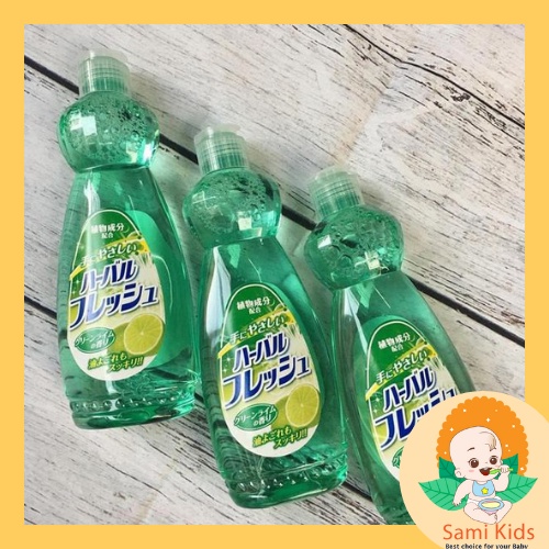 Nước rửa chén bát Nhật Bản Mitsuei 600ml, dầu rửa chén bát, đồ dùng ăn dặm an toàn cho bé SAMI KIDS
