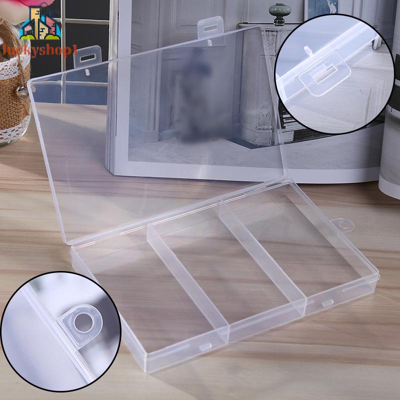 Hộp Nhựa 3 Ngăn Đựng Thuốc / Trang Sức Đa Năng Tiện Dụng