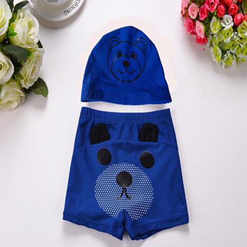 Quần bơi boxer in họa tiết thời trang nhanh khô dành cho bé trai