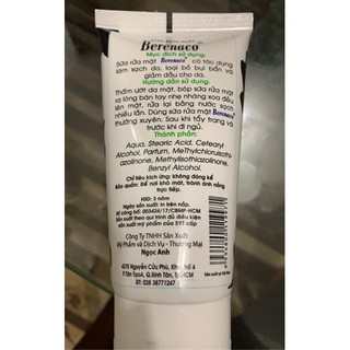Sữa rửa mặt bò Berenaco 150ml