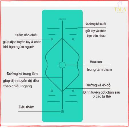 THẢM YOGA- THẢM ĐỊNH TUYẾN TPE 2 LỚP