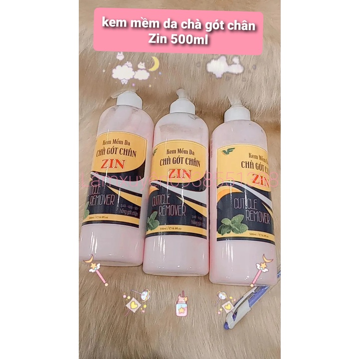 KEM MỀM DA ZIN 500ML tạo độ ẩm cho móng tay và da , làm mềm da khô