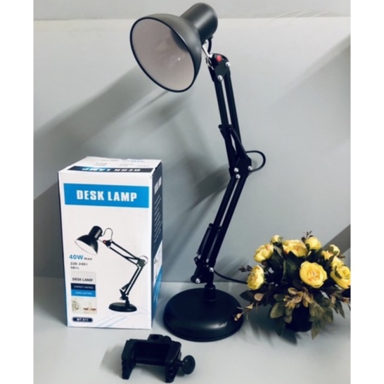 Đèn bàn học PIXAR chống cận kèm bóng LED 5W tiết kiệm điện năng , Đèn kẹp bàn bảo vệ thị lực
