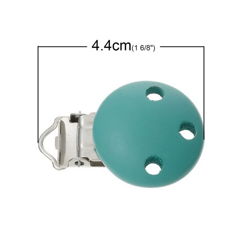 5 Miếng Giữ Núm Vú Bằng Gỗ Cho Bé Kích Thước 4.4Cm X 2.9Cm