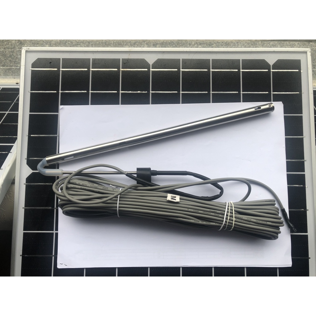 Điều Chỉnh Và Hiển Thị Nhiệt Độ Và Mức Nước Trong Bình Chứa Nước Nóng Năng Lượng Mặt Trời.