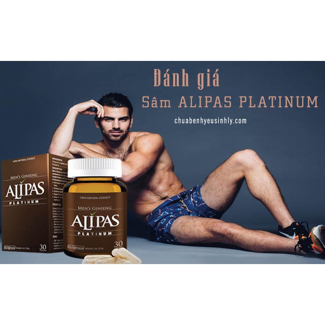 Sâm Alipas platinum chính hãng có tem tích điểm tăng cường sinh lý nam giới