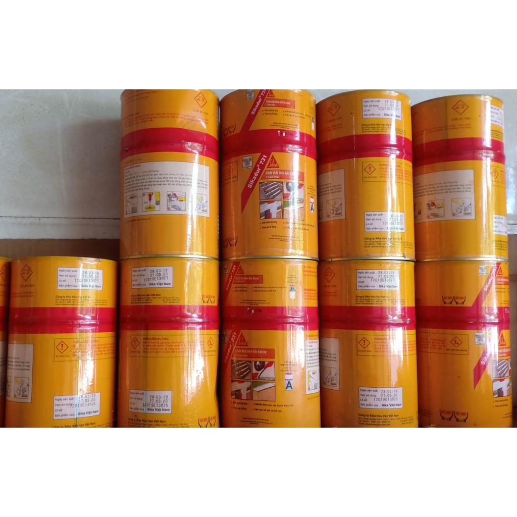 Sika cấy sắt, bêtông 731-732, 2 thành phần