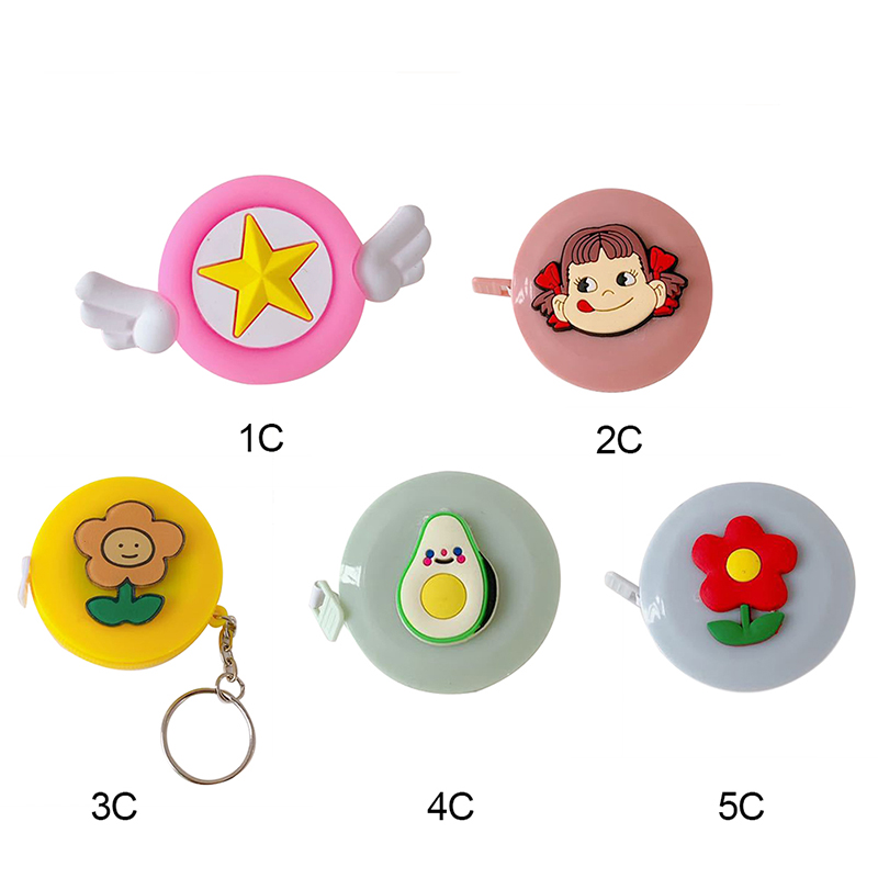 Thước Dây Mini Đa Chức Năng Jp5 Họa Tiết Hoạt Hình Đáng Yêu