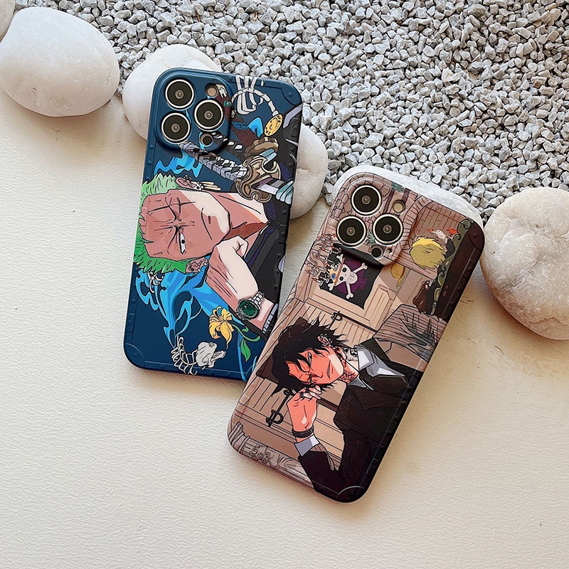 Ốp Điện Thoại Mềm In Hình One Piece Cho iPhone 14 13 11 12 Pro Max Xs Max XR
