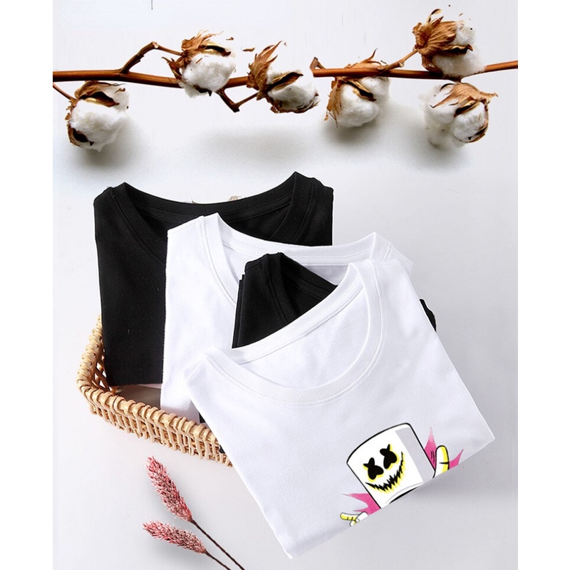 Áo Thun Tay Ngắn Bằng Cotton Nguyên Chất In Họa Tiết Hoạt Hình Phong Cách Đường Phố Dành Cho Nam