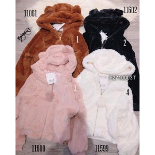 Áo khoác gấu lông cute QC loại 1