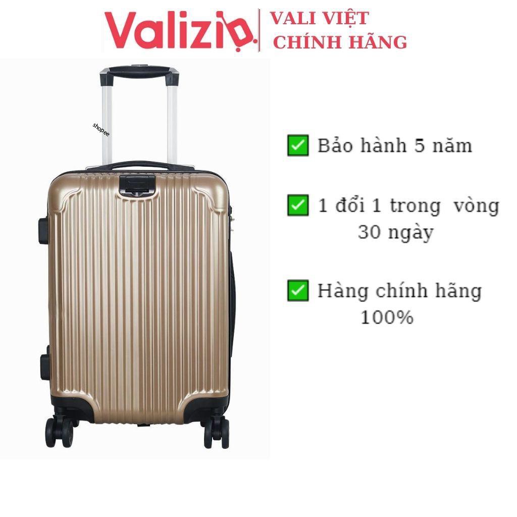 Vali kéo chống va đập, vali du lịch tay kéo nhôm không rỉ sét VALIZIO812 - Xả kho