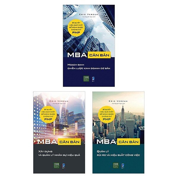Sách - Combo 3 cuốn sách MBA Căn Bản 1, MBA Căn Bản 2, MBA căn bản 3