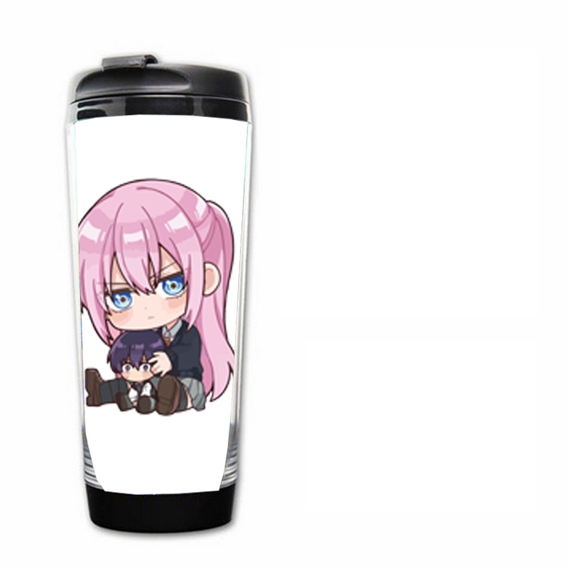 Bình nước nhựa IN HÌNH Shikimori-san Bạn gái tôi không chỉ dễ thương anime chibi quà tặng tiện lợi