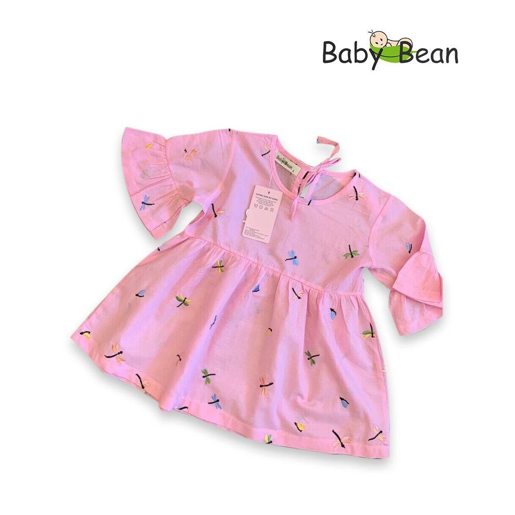 Áo Xô Thêu kiểu Búp Bê BabyDoll Bé Gái BabyBean