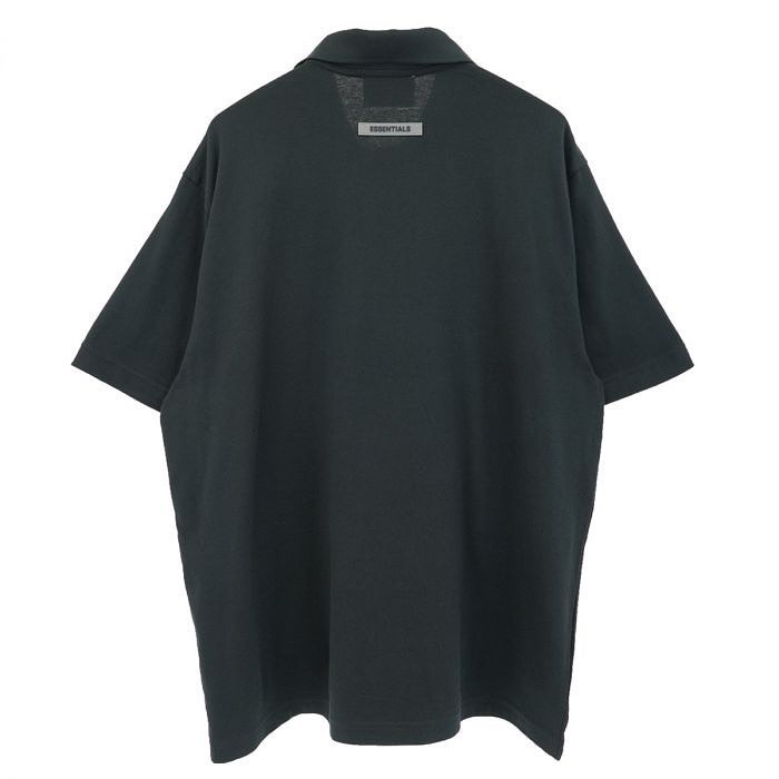 ⚡️ - Áo polo FOG ESSENTIALS ss20 Black full tag túi, áo polo fear of god PLV1