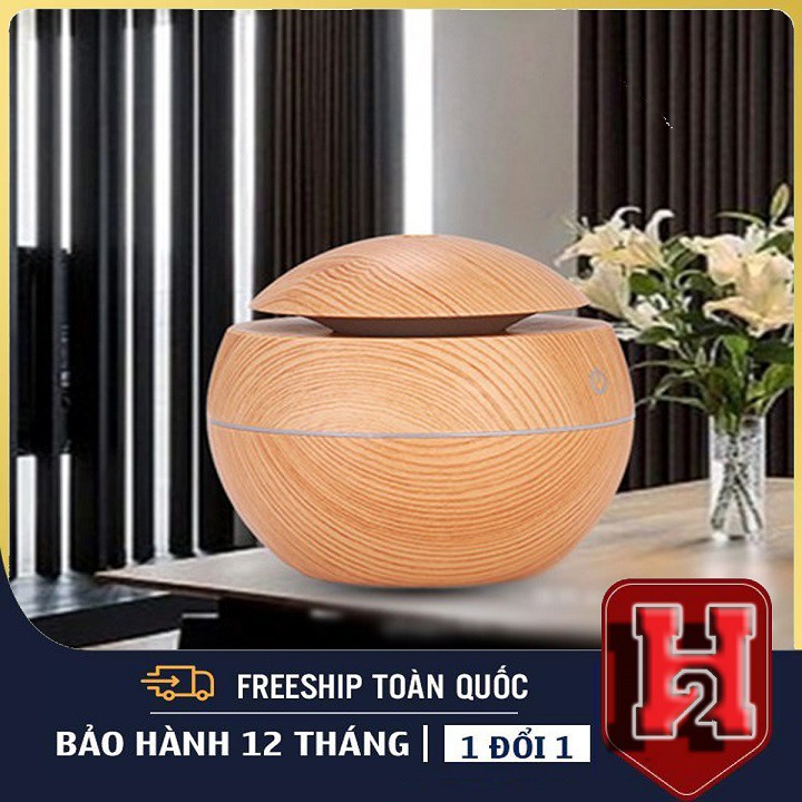 Máy Xông Tinh Dầu Hà Nội Vân Gỗ❤️TẶNG KÈM QUẠT MINI CẦM TAY TRỊ GIÁ 45K❤️SIÊU TIẾT KIỆM VÀ AN TOÀN