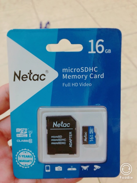 Thẻ nhớ 16/32/64 gb chính hãng netac bảo hành 5 năm