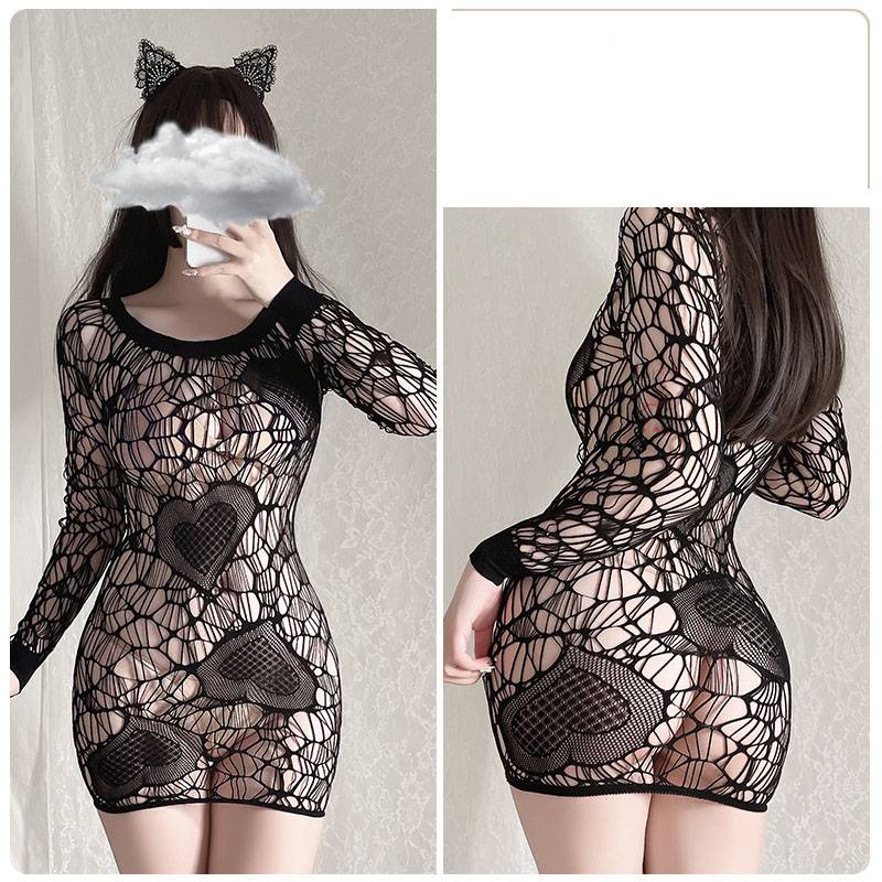 Đồ lót liền thân phối ren xuyên thấu gợi cảm cho nữ