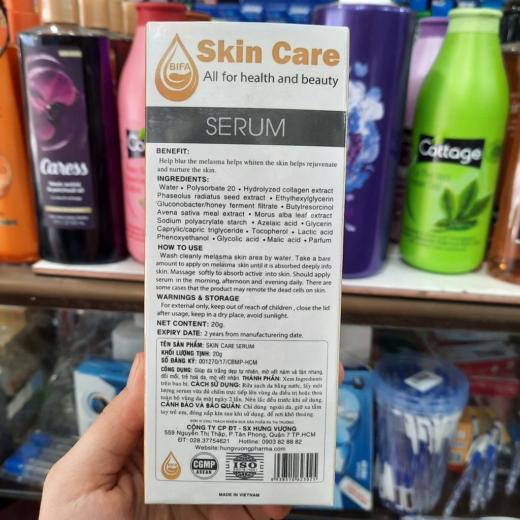 Serum cải thiện làn da nám, tàn nhang Bifa Skin care 20ml