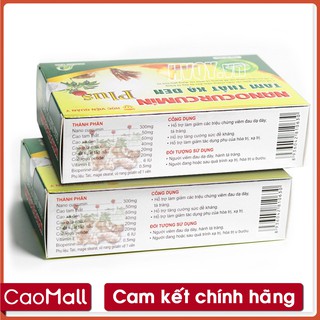 [CaoMALL] - Bộ 2 hộp Nano Curcumin Tam Thất Xạ Đen Plus Học Viện Quân Y (30x2 hộp)