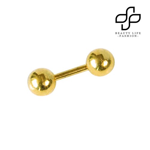 1 Đôi Bông Tai Nam Bằng Thép Không Gỉ 3mm 4mm 5mm