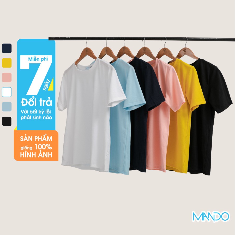 Áo Thun Áo Phông Nam Basic Phong Cách Hàn Quốc Trẻ Trung Thời Trang MANDO - APT001