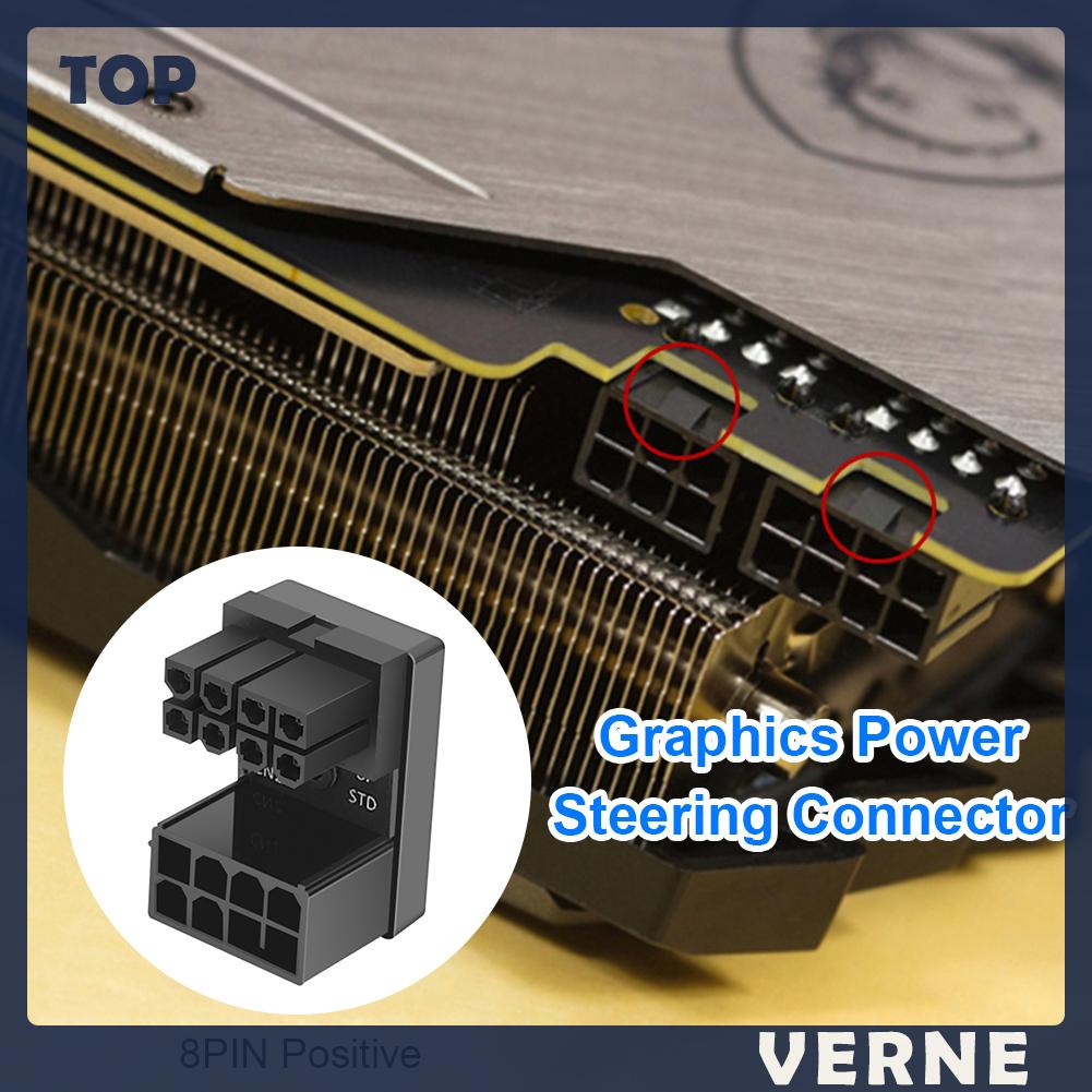 Đầu Chuyển Đổi Cổng Atx 8pin 6pin Sang 8pin 6pin 180 Độ Cho Máy Tính Để Bàn Gpu | BigBuy360 - bigbuy360.vn