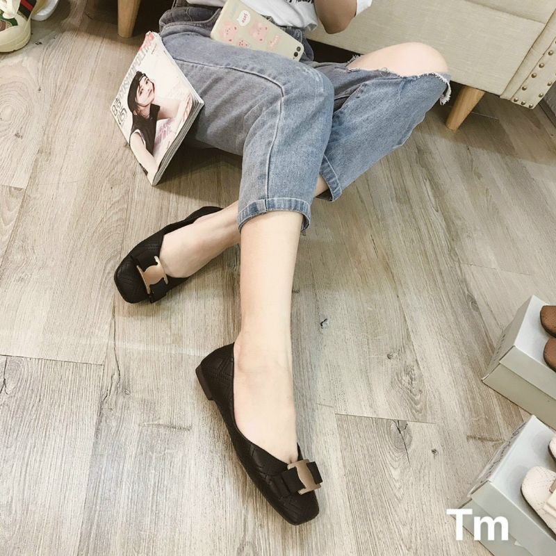 giày búp bê da mịn êm mềm cao cấp
