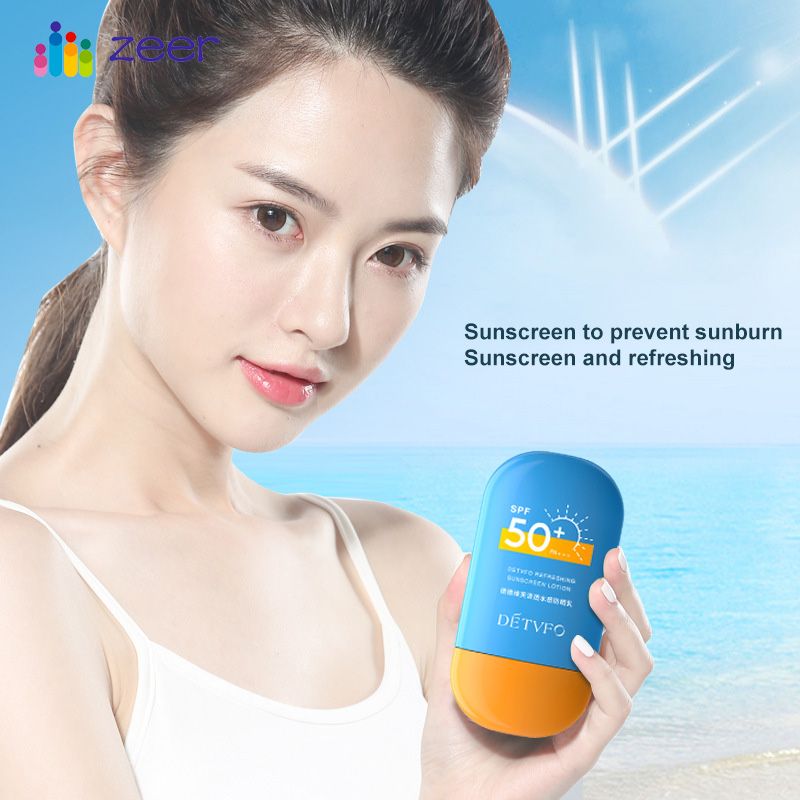 Facial Body Sunscreen Whitening Sun Cream Sunblock Skin Protective Cream Anti-Aging Oil-control Moisturizing SPF 50 ...