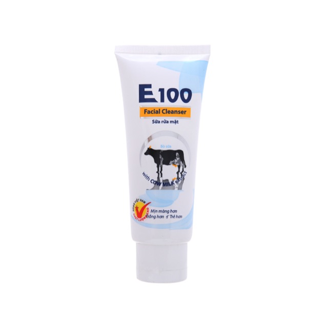 Sữa rửa mặt E100 tinh chất sữa bò tươi