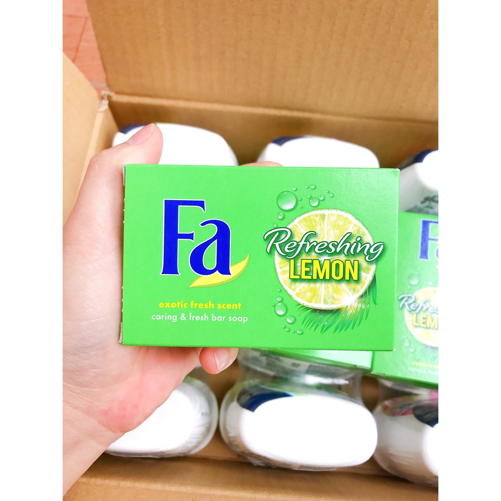 [NHẬP KHẨU ĐỨC] XÀ PHÒNG TẮM FA REFRESING LEMON HƯƠNG CHANH 90G | BigBuy360 - bigbuy360.vn