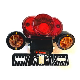 ĐÈN HẬU CHỤP TRÒN XI NHAN TRÒN LỒI ĐẾ SẮT